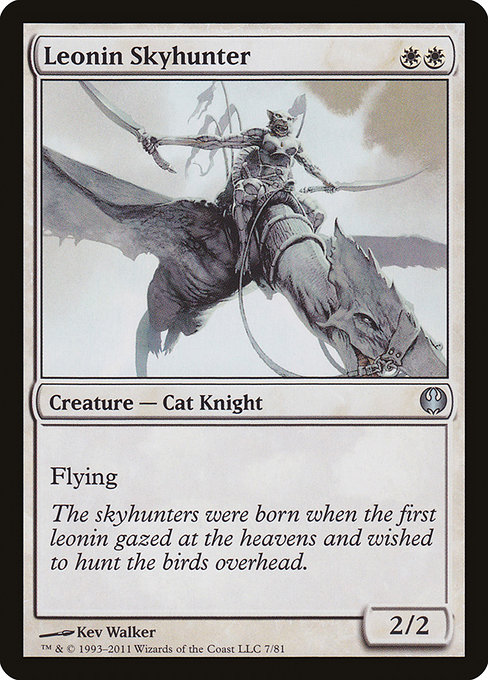 Leonin Skyhunter - Duel Decks: Knights vs. Dragons