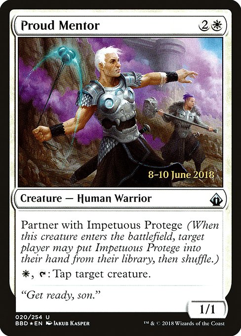 Proud Mentor - Battlebond Promos - Promo Foil