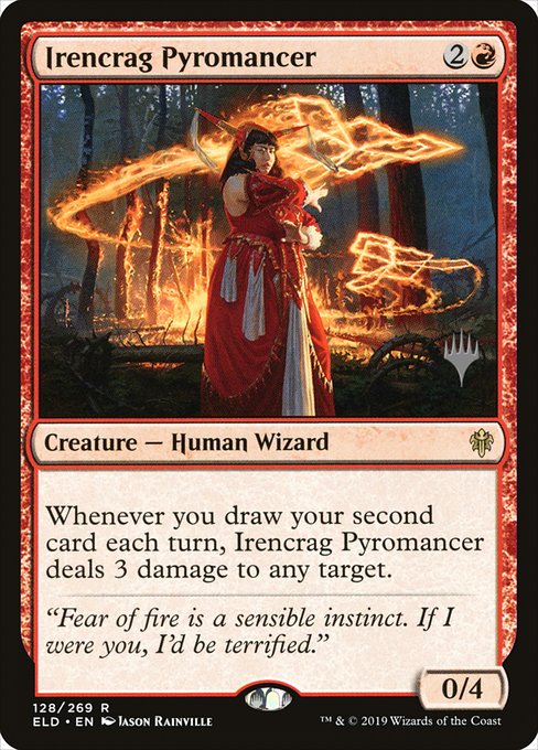 Irencrag Pyromancer - Throne of Eldraine Promos