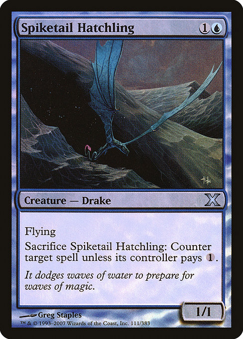 Spiketail Hatchling - Tenth Edition - Promo Foil