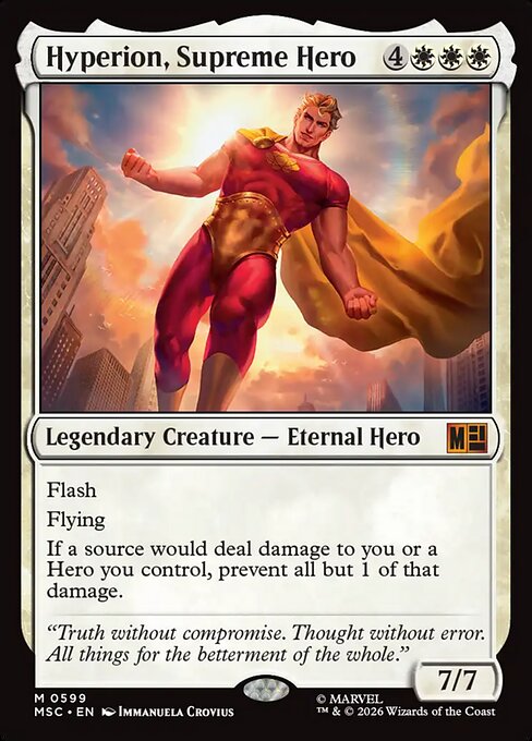 Hyperion, Supreme Hero - Marvel Super Heroes Commander