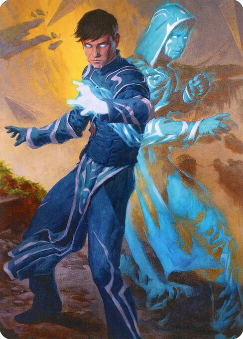 Jace, Mirror Mage - Zendikar Rising Art Series - Borderless