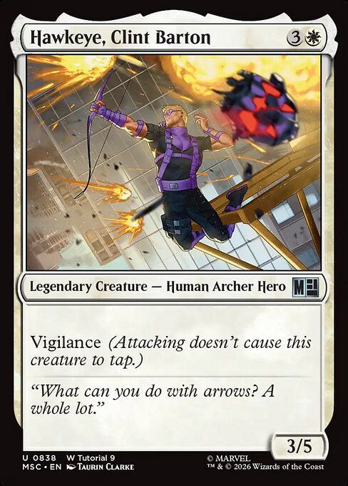 Hawkeye, Clint Barton - Marvel Super Heroes Commander