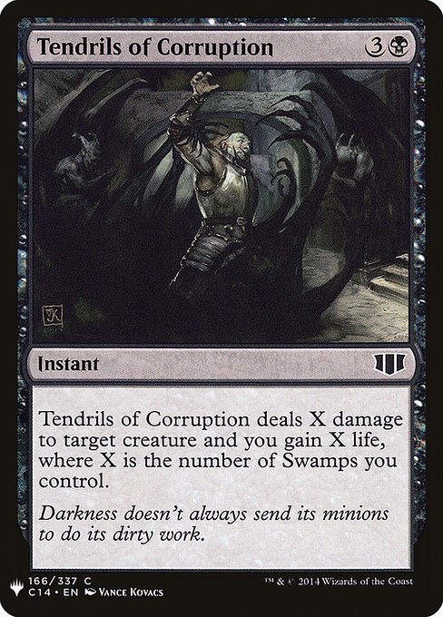 Tendrils of Corruption - The List