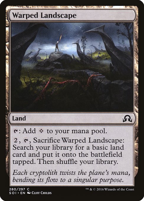 Warped Landscape - Shadows over Innistrad