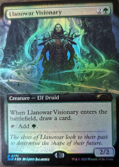 Llanowar Visionary - Secret Lair Drop - Promo Foil