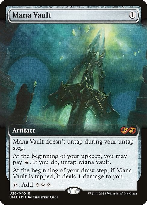 Mana Vault - Ultimate Box Topper - Promo Foil