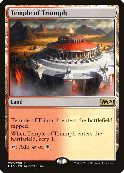 Temple of Triumph - Core Set 2020 Promos