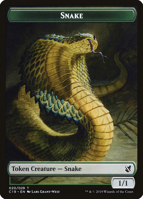 Snake - Commander 2019 Tokens