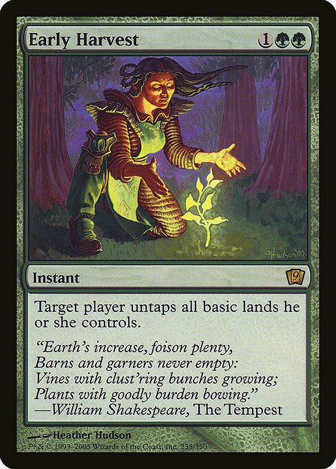 Early Harvest - Ninth Edition - Promo Foil