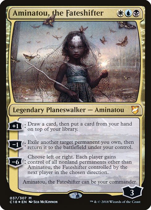 Aminatou, the Fateshifter - Commander 2018 - Promo Foil