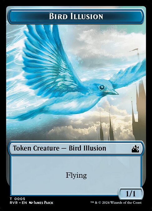 Bird Illusion - Ravnica Remastered Tokens