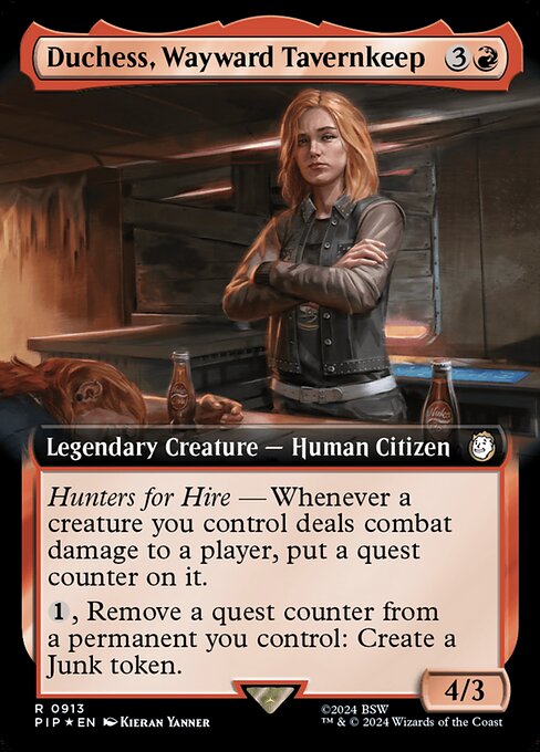 Duchess, Wayward Tavernkeep - Fallout - Surge Foil, Extended Art
