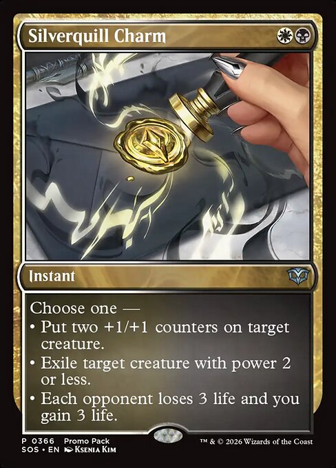 Silverquill Charm - Secrets of Strixhaven