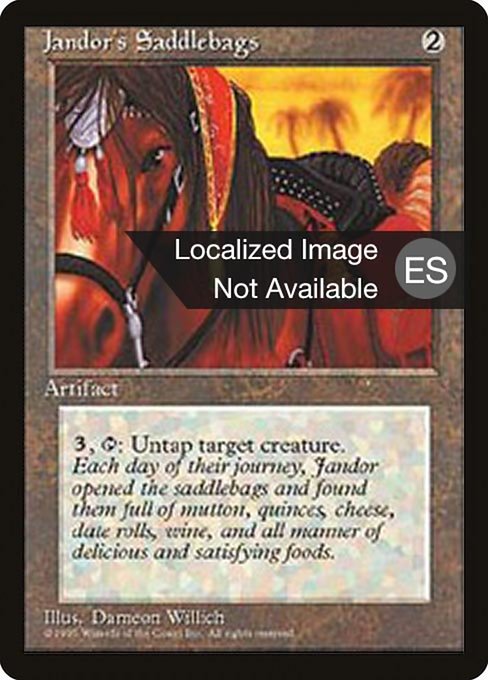 Alforjas de Jandor (Jandor's Saddlebags) - Fourth Edition Foreign Black Border