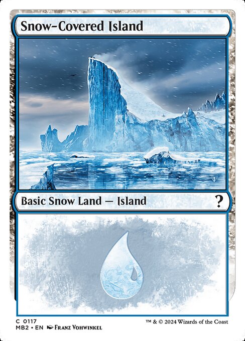 Snow-Covered Island - Mystery Booster 2