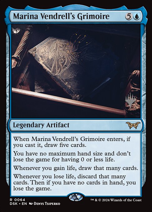 Marina Vendrell's Grimoire - Duskmourn: House of Horror Promos