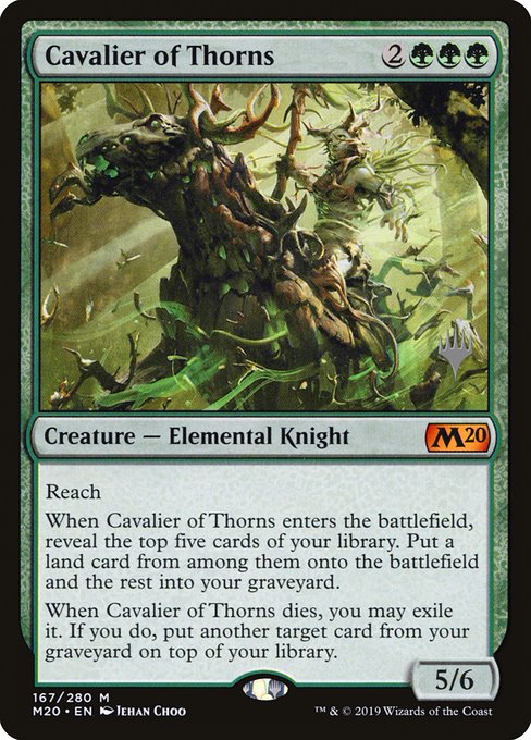 Cavalier of Thorns - Core Set 2020 Promos