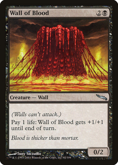 Wall of Blood - Mirrodin