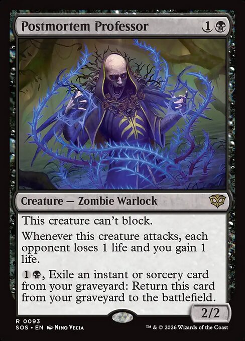 Postmortem Professor - Secrets of Strixhaven