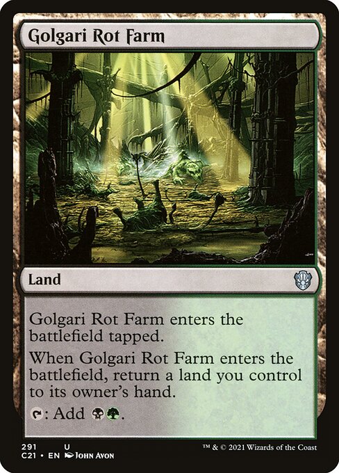 Golgari Rot Farm - Commander 2021