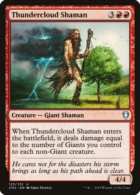 Thundercloud Shaman - Commander Anthology Volume II