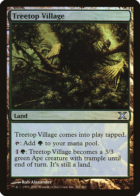 Treetop Village - Tenth Edition - Promo Foil