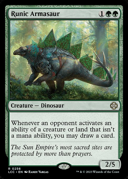 Runic Armasaur - The Lost Caverns of Ixalan Commander