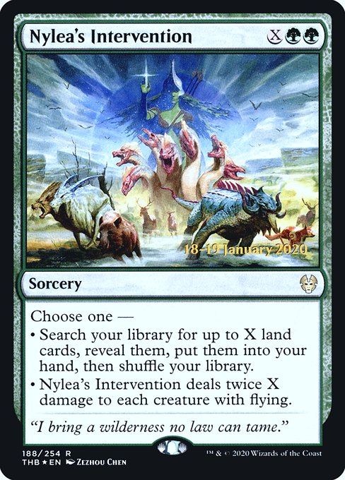 Nylea's Intervention - Theros Beyond Death Promos - Promo Foil