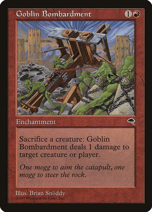 Goblin Bombardment - Tempest