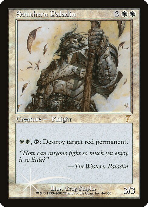 Southern Paladin - Seventh Edition - Promo Foil