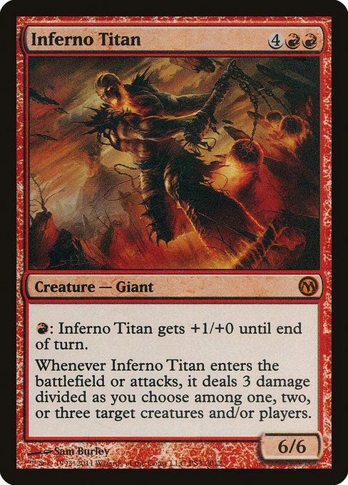 Inferno Titan - Duels of the Planeswalkers 2012 Promos - Promo Foil