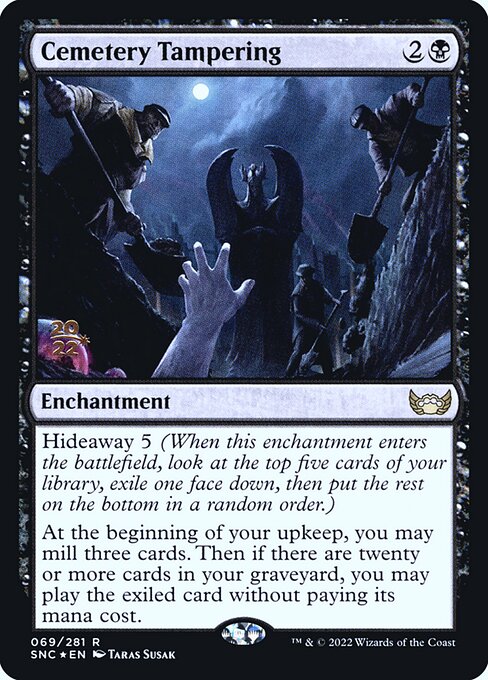 Cemetery Tampering - Streets of New Capenna Promos