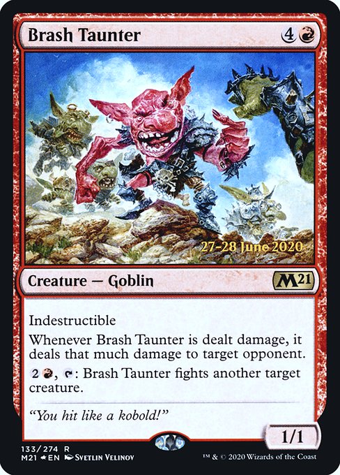 Brash Taunter - Core Set 2021 Promos - Promo Foil