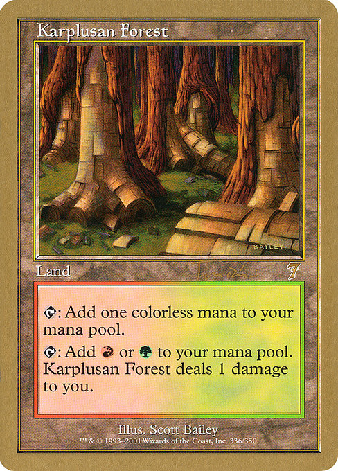 Karplusan Forest - World Championship Decks 2001