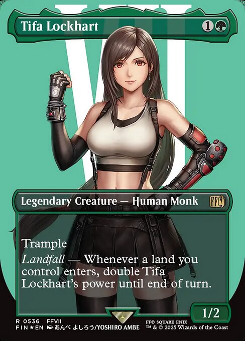 Tifa Lockhart - Final Fantasy - Surge Foil, Borderless
