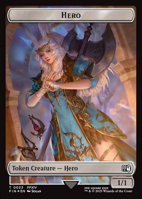 Hero - Final Fantasy Tokens - Surge Foil