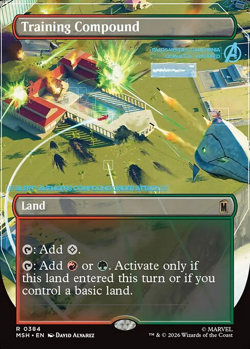 Training Compound - Marvel Super Heroes - Borderless