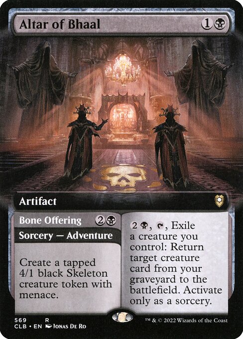 Altar of Bhaal // Bone Offering - Commander Legends: Battle for Baldur's Gate