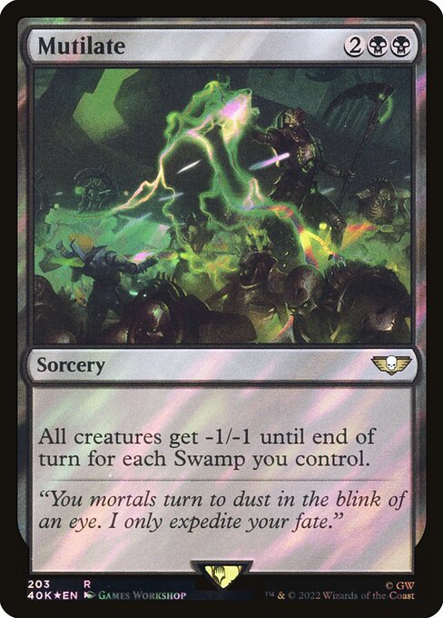 Mutilate - Warhammer 40,000 Commander - Surge Foil