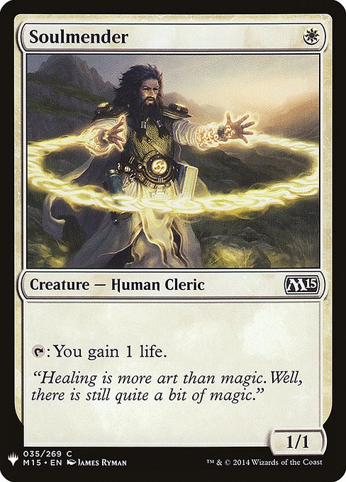 Soulmender - The List