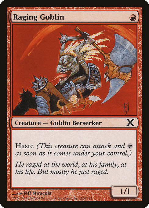 Raging Goblin - Tenth Edition