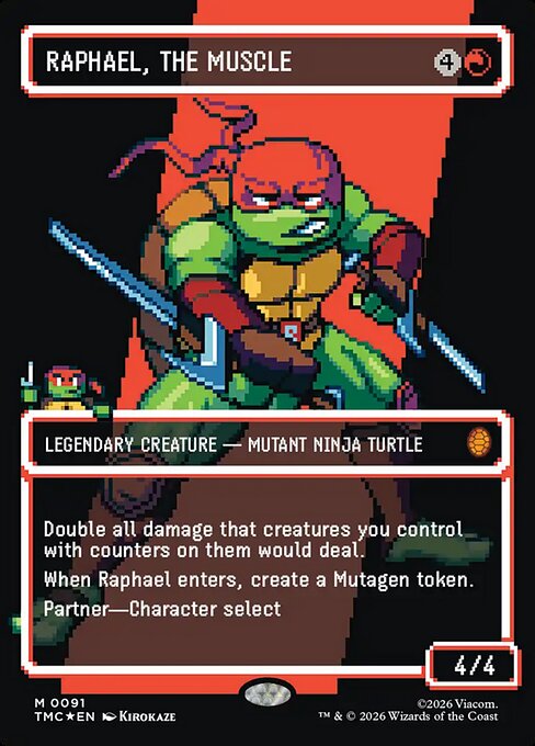 Raphael, the Muscle - Teenage Mutant Ninja Turtles Eternal - Surge Foil, Borderless