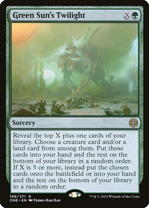 Green Sun's Twilight - Phyrexia: All Will Be One