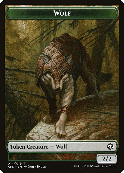 Wolf - Adventures in the Forgotten Realms Tokens