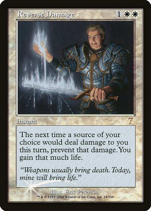 Reverse Damage - Seventh Edition - Promo Foil