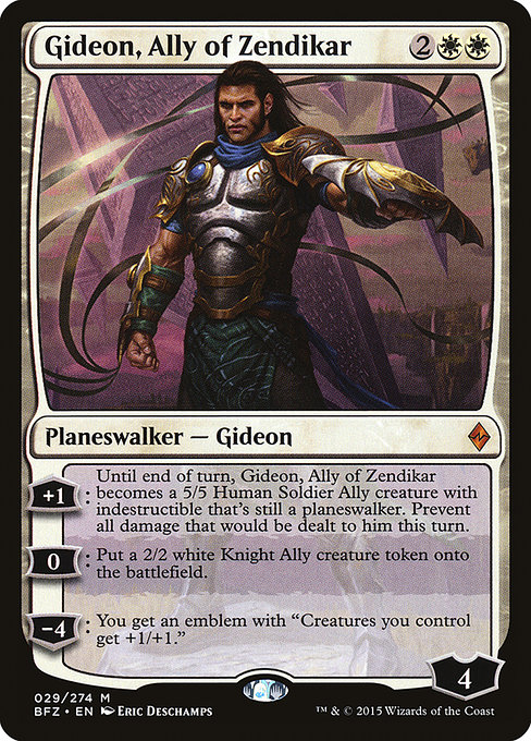 Gideon, Ally of Zendikar - Battle for Zendikar