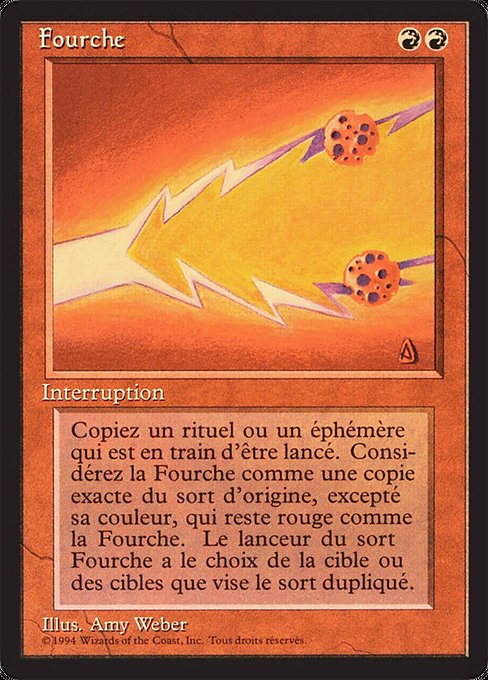 Fourche (Fork) - Foreign Black Border