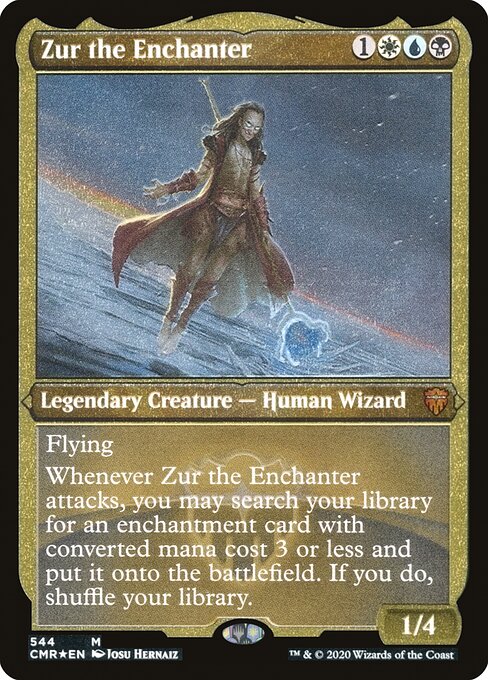 Zur the Enchanter - Commander Legends - Etched Foil