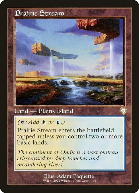 Prairie Stream - The Brothers' War Commander